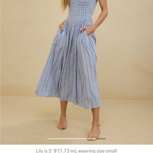 Aerie at the Barre midi dress